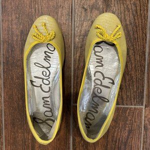 Sam Edelman Yellow Flats 7.5